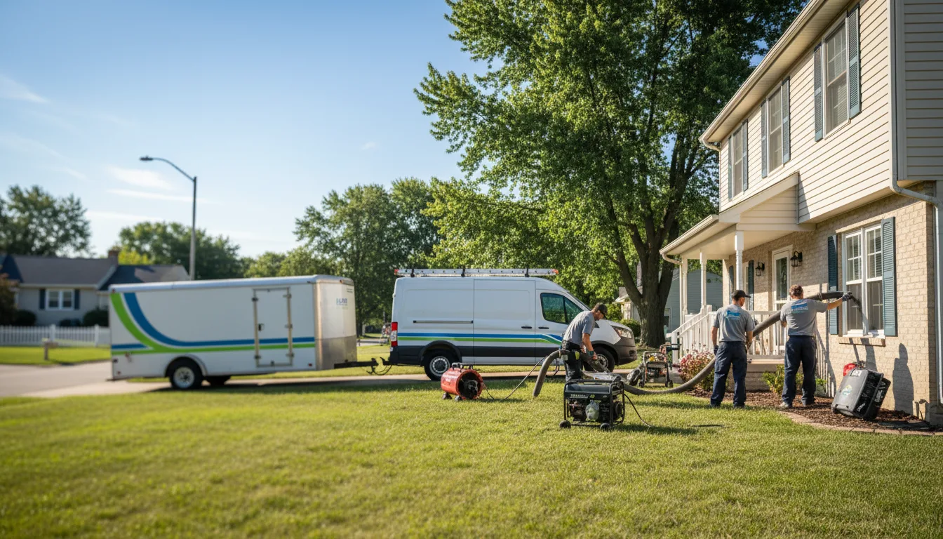 Flooded Basement Restoration And Cleanup With Repair in Van Horne, IA near me